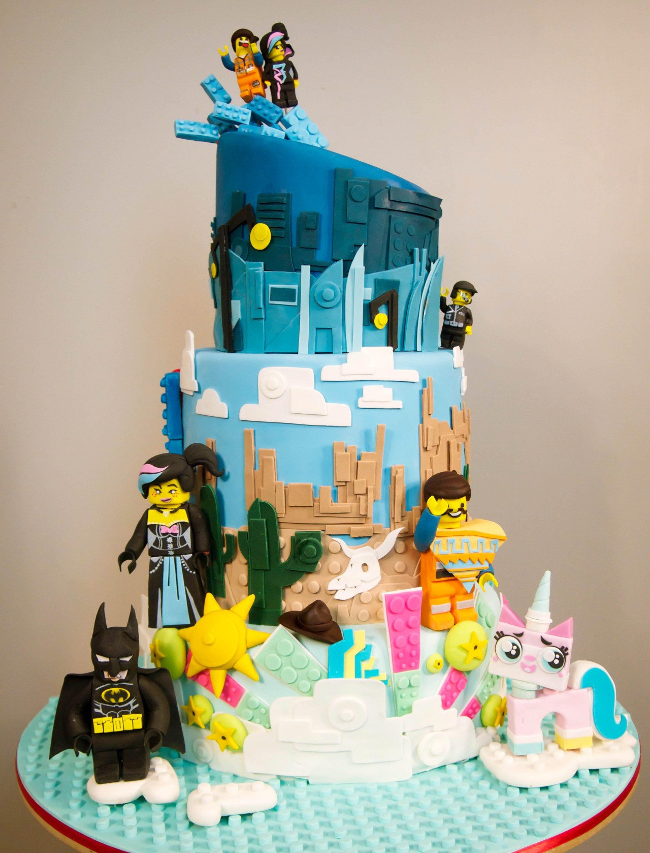 Lego Movie Birthday Cake
 Everything is Awesome Holy Lego Movie Batman A