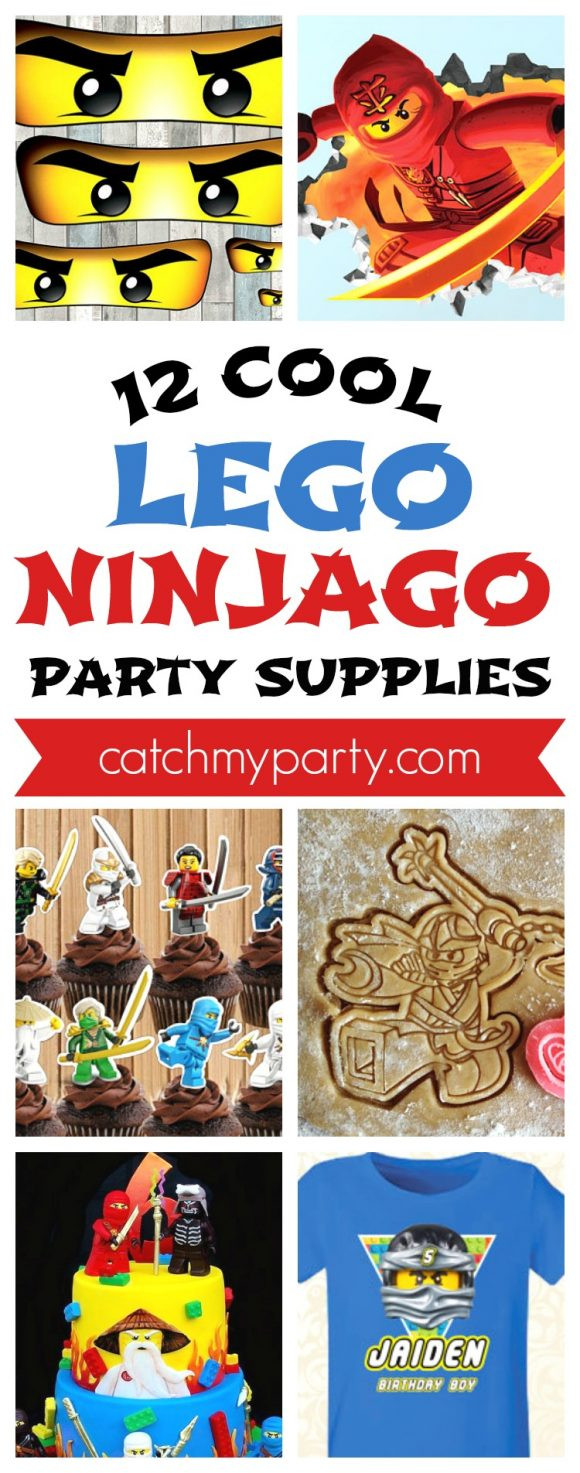 Lego Ninjago Birthday Party Supplies
 12 Cool Lego Ninjago Party Supplies
