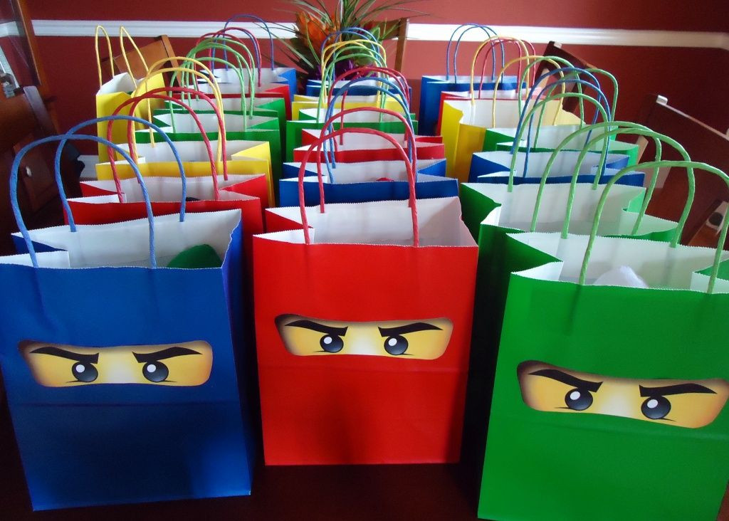 Lego Ninjago Birthday Party Supplies
 ninjago favors