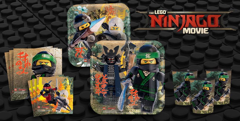 Lego Ninjago Birthday Party Supplies
 The Lego Ninjago Movie Party Supplies New Themes Boys