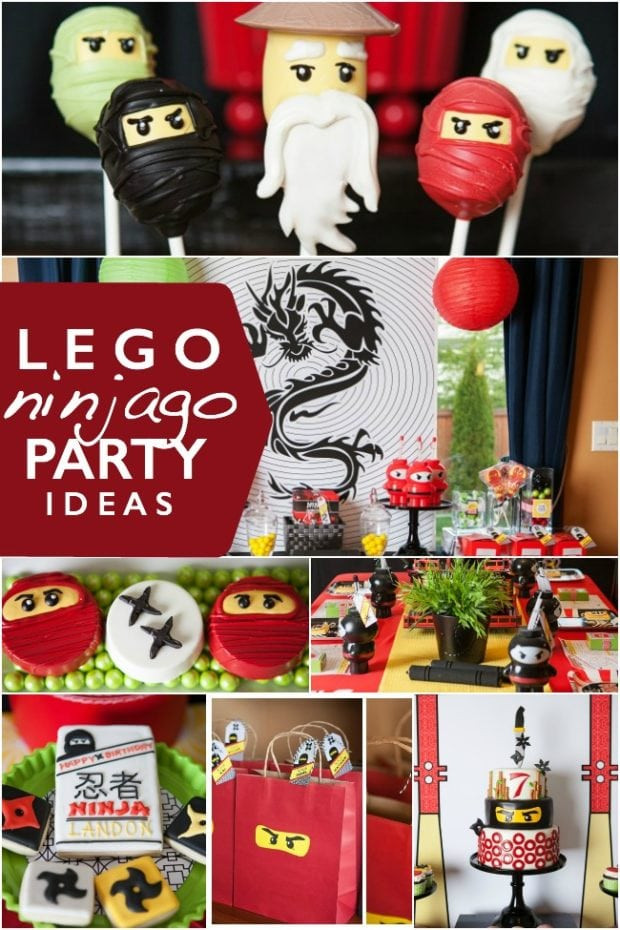 Lego Ninjago Birthday Party Supplies
 A LEGO Ninjago Birthday Party