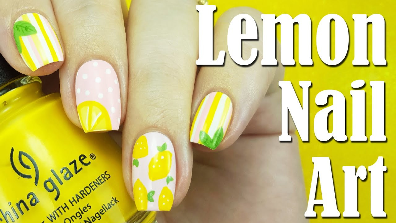 Lemon Nail Art
 Lemon Nail Art Tutorial