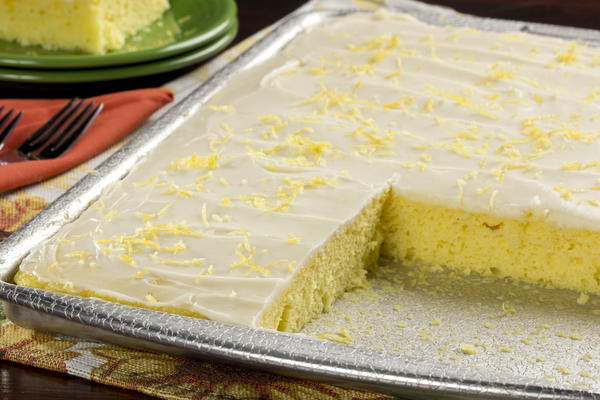 Lemon Sheet Cake
 Lemon Sheet Cake