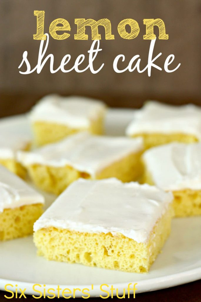Lemon Sheet Cake
 Easy Lemon Sheet Cake