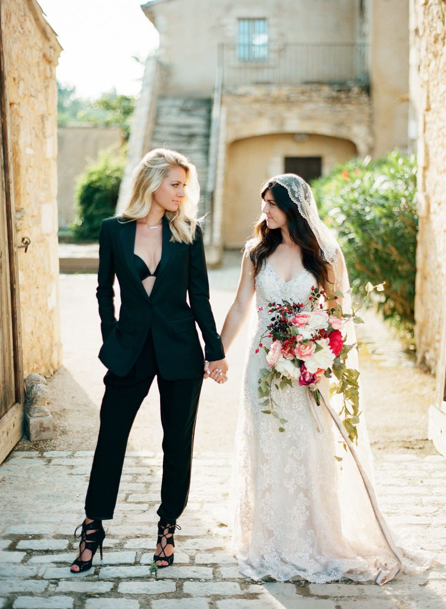 Lesbian Engagement Party Ideas
 Intimate Wedding Inspiration in the South of France