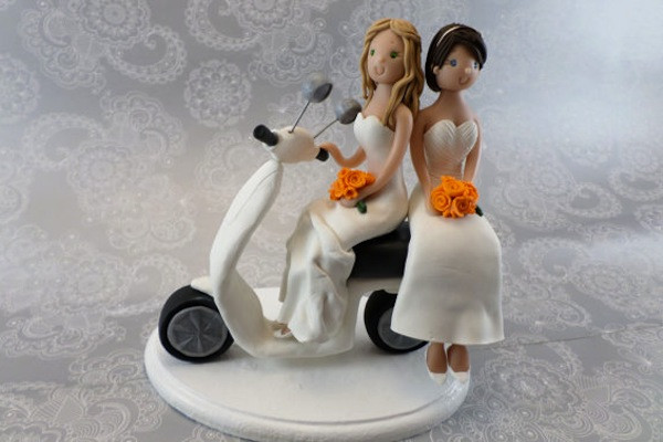 Lesbian Wedding Cake Topper
 Decoration Ideas for Same Weddings