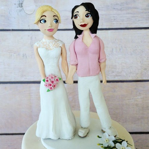 Lesbian Wedding Cake Topper
 40 Best Lesbian Cake Toppers