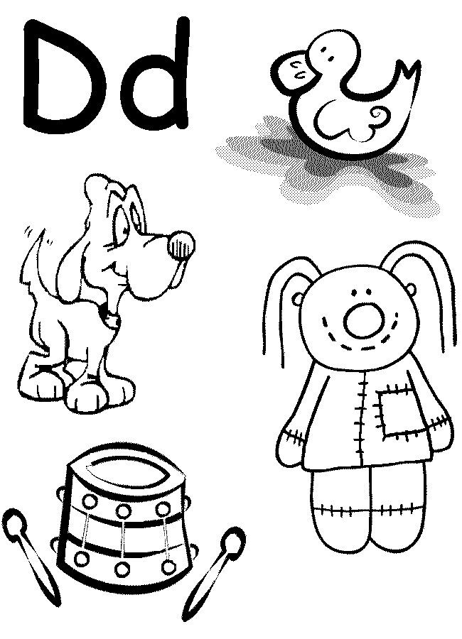 20 Ideas for Letter D Coloring Pages for toddlers Home, Family, Style