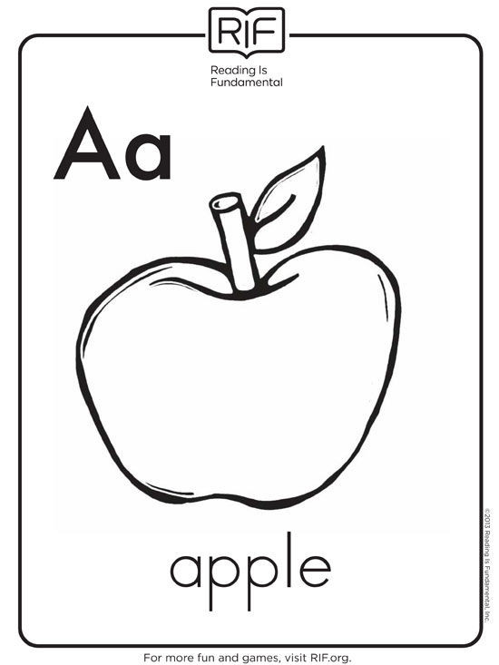 Letter Printable Coloring Pages
 Free Alphabet Coloring Pages