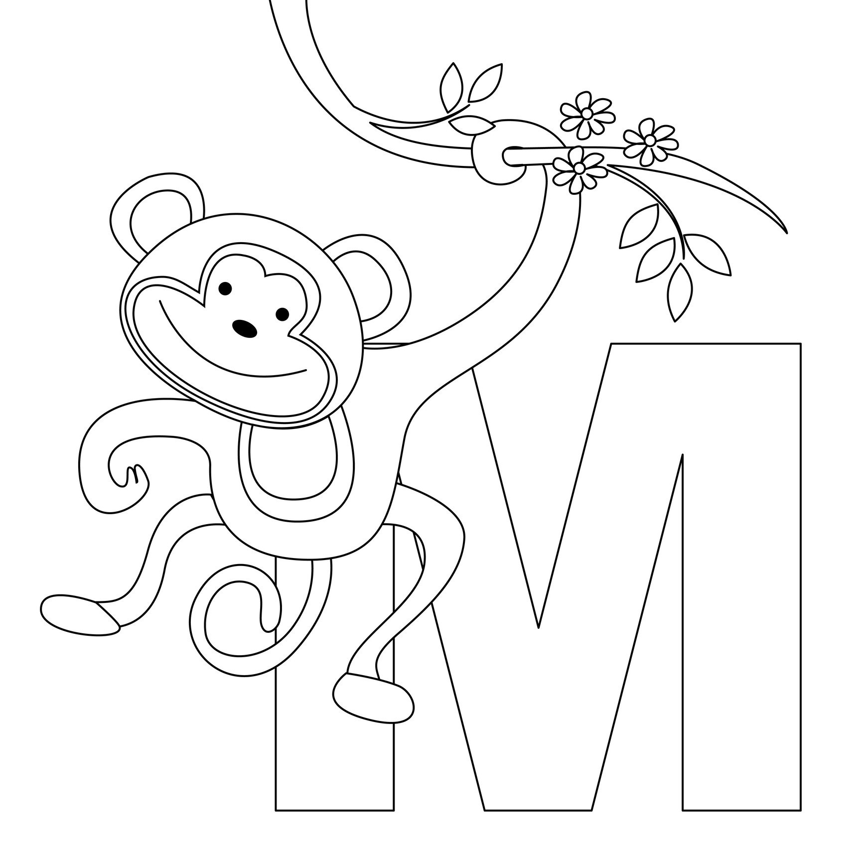 Letter Printable Coloring Pages
 Free Printable Alphabet Coloring Pages for Kids Best