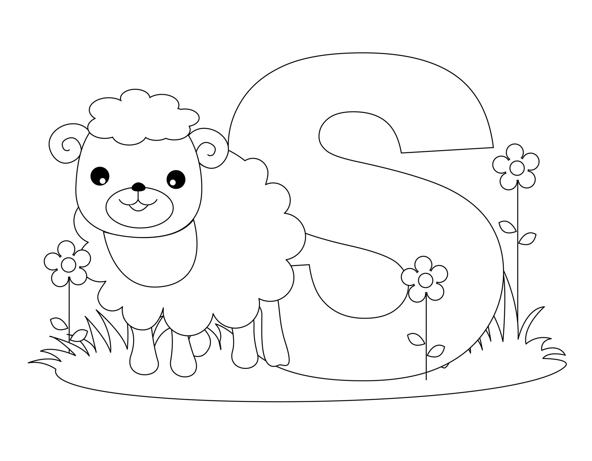 Letter Printable Coloring Pages
 Free Printable Alphabet Coloring Pages for Kids Best