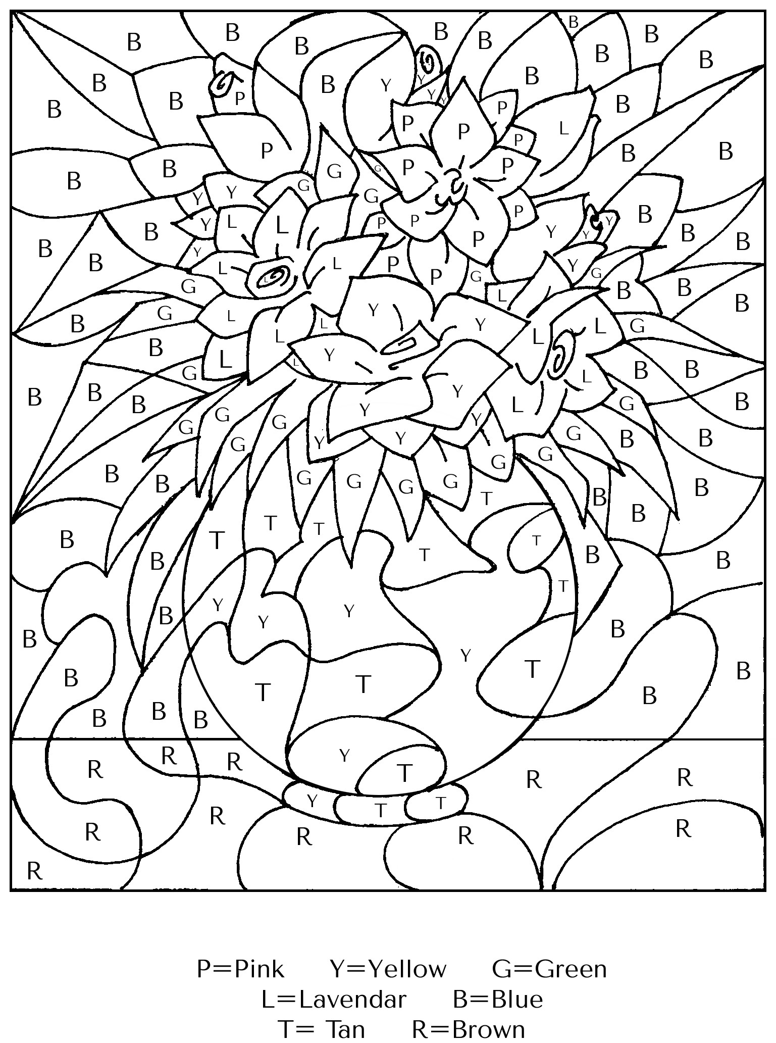 Letter Printable Coloring Pages
 Color By Letters Coloring Pages Best Coloring Pages For Kids