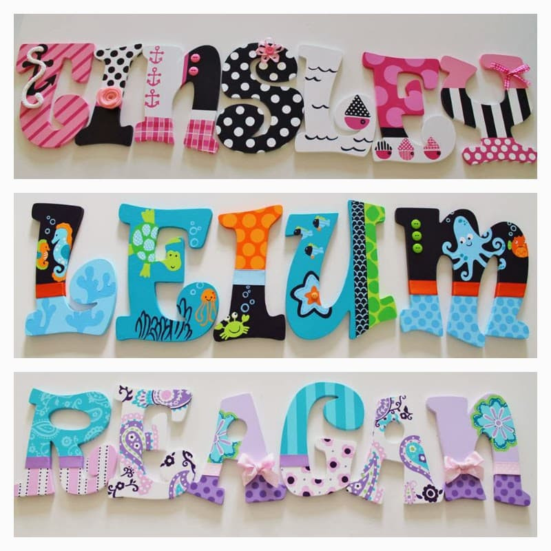 Letters For Kids Room
 Unique and Chic Creations Small Business Saturday Sale