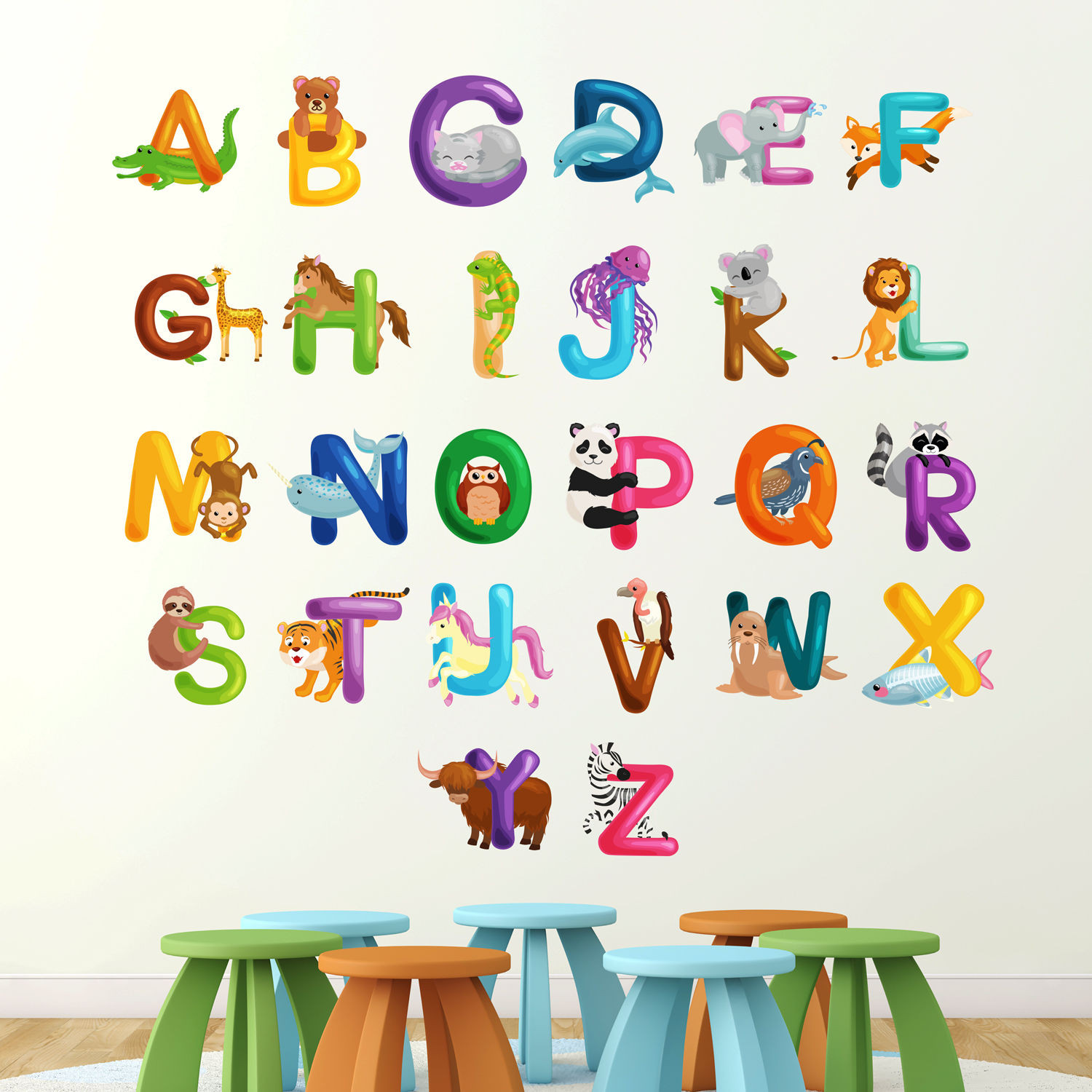 Letters For Kids Room
 Children s room stickers Nursery wall decals
