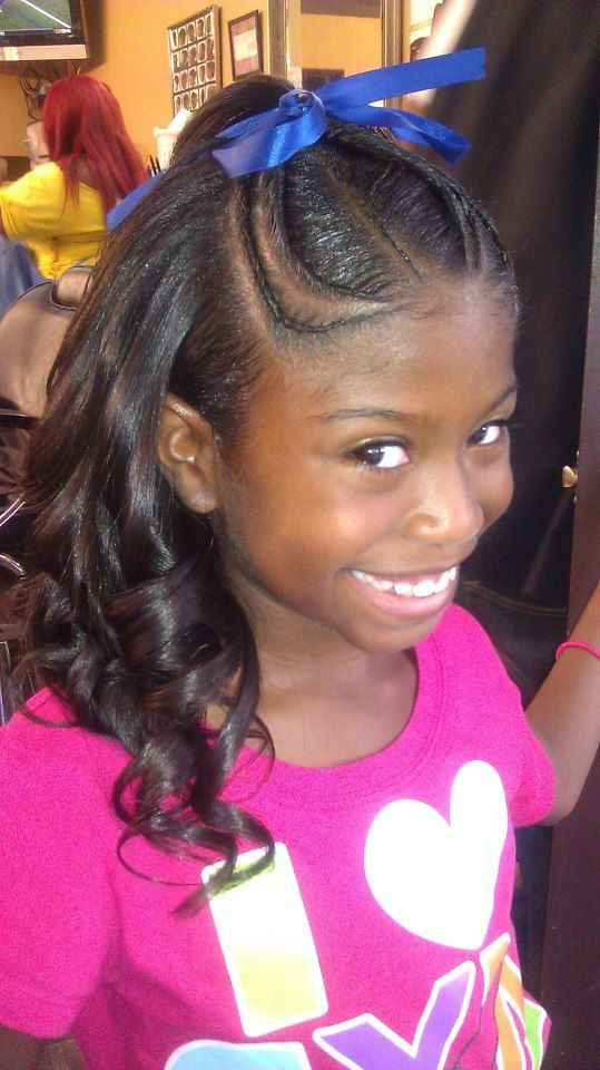 Lil Black Kids Hairstyles
 shirley temple curls for black girls
