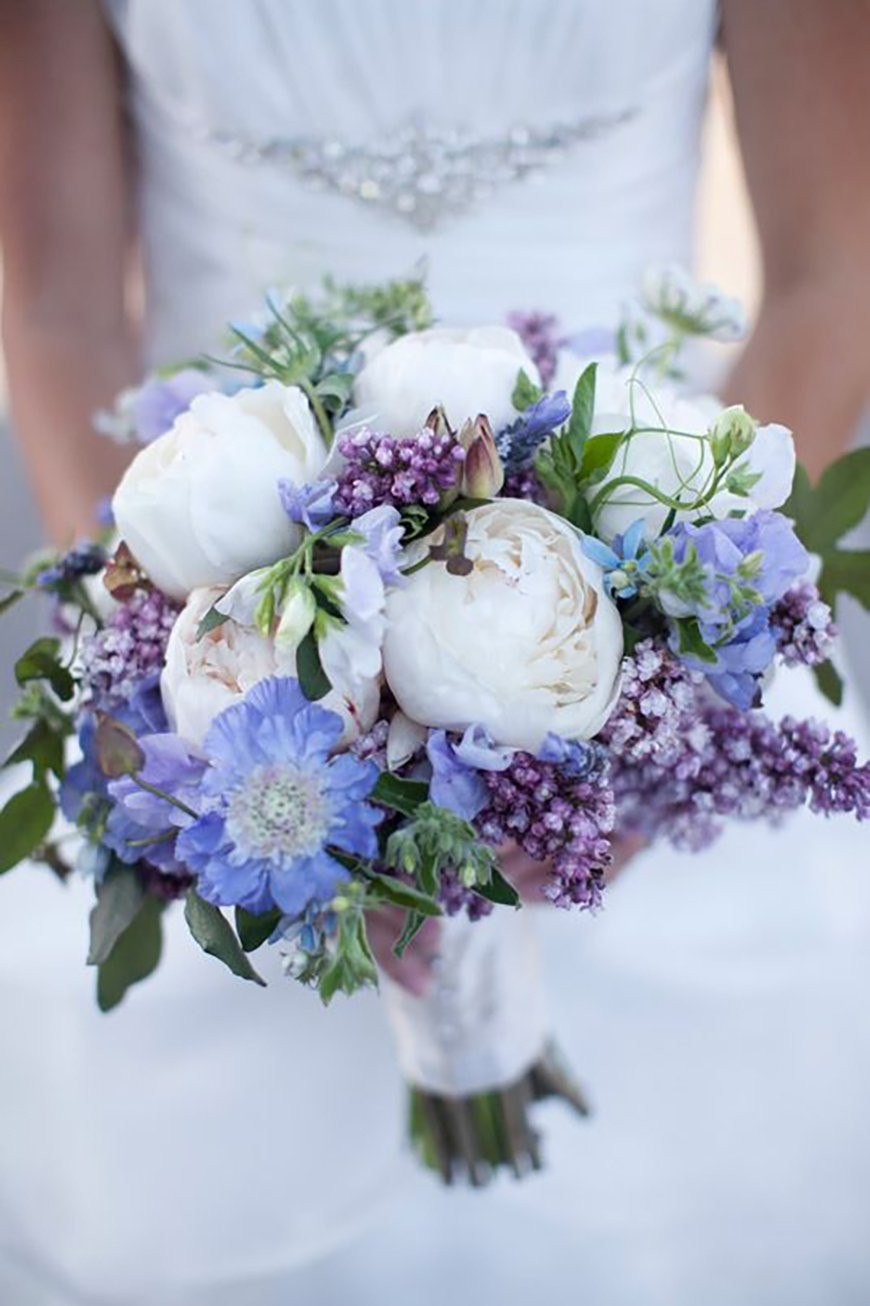 Lilac Wedding Flowers
 Blue and Purple Colour Scheme Wedding Ideas by Colour