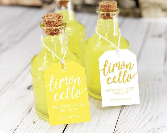 Limoncello Wedding Favors
 Limoncello Favor Tags Limoncello Favors Limoncello Tags