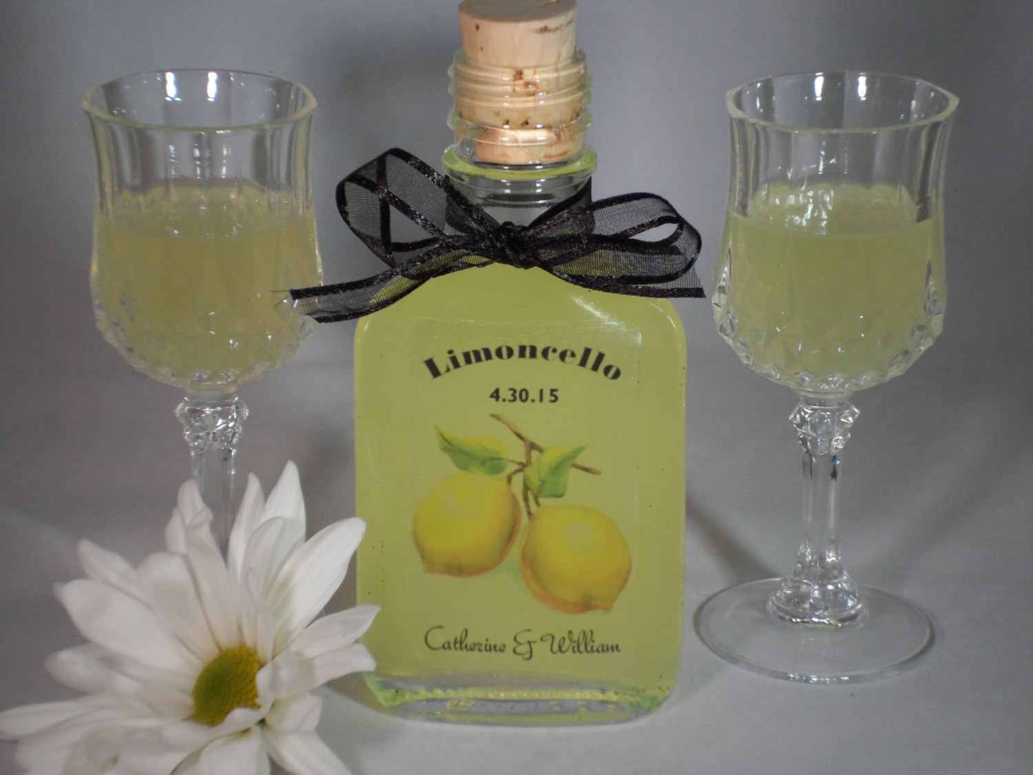 Limoncello Wedding Favors
 Custom Limoncello Labels & Bottles Great for Wedding Favors