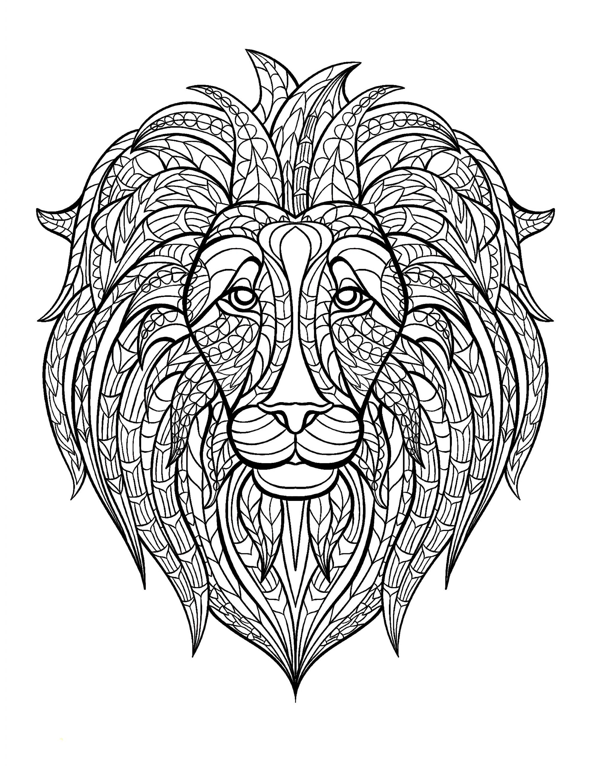 Lion Coloring Pages For Adults
 Animal Adult Coloring Book Giveaway on Natural Blaze