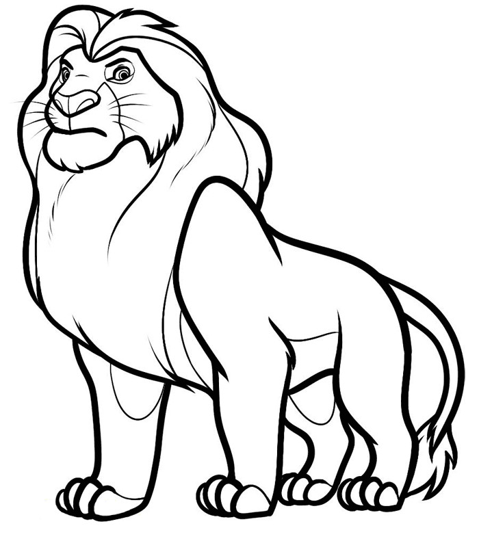 Lion Coloring Pages For Toddlers
 Lion Guard Keyon Coloring Coloring Pages
