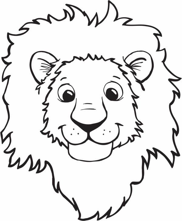 Lion Coloring Pages For Toddlers
 Free coloring pages of lion face mask