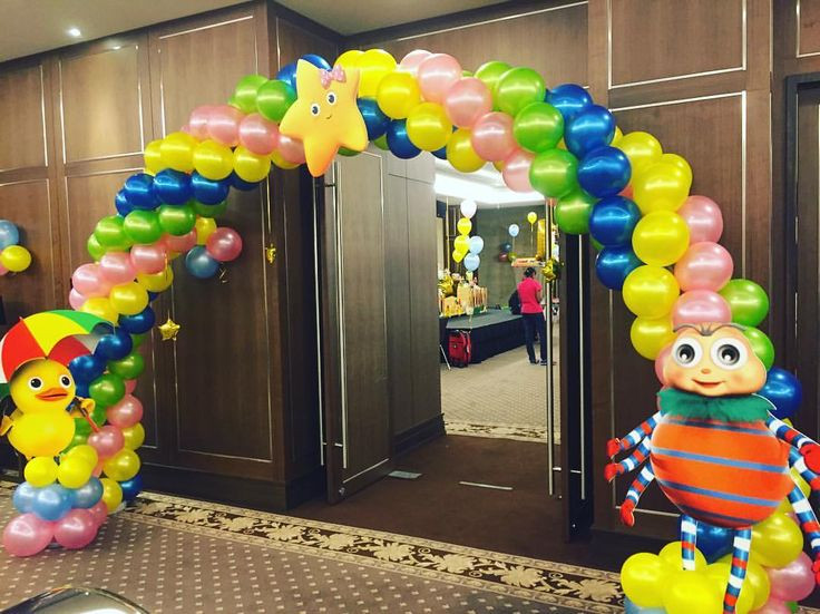 Little Baby Bum Birthday Party
 The entrance decor a Little Baby Bum themed 1st birthday