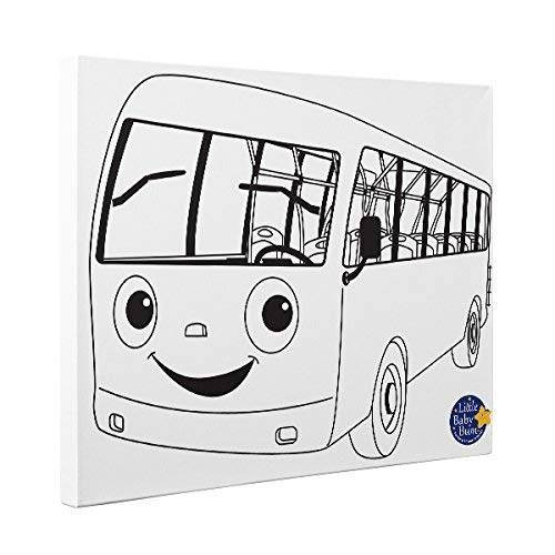 Little Baby Bum Coloring Pages
 Amazon Little Baby Bum Bus Kids Room Coloring Canvas