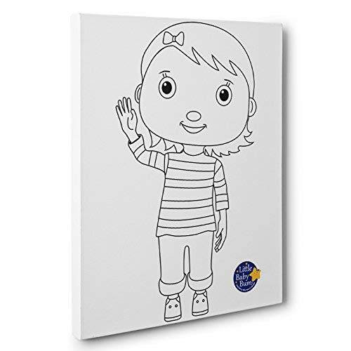 Little Baby Bum Coloring Pages
 Amazon Little Baby Bum Mia Kids Room Coloring Canvas