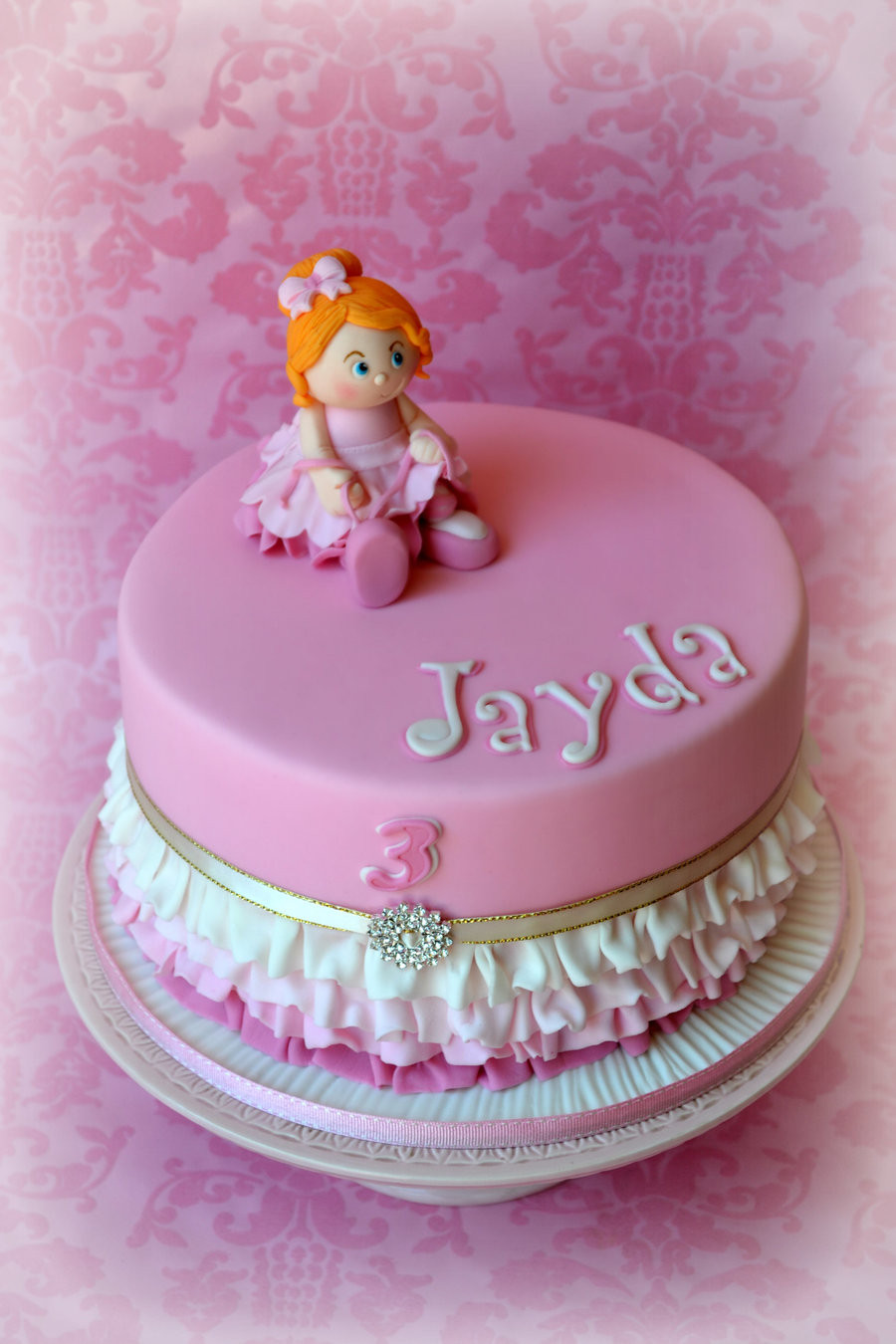 Little Girl Birthday Cakes
 Birthday Cake For A Little Girl Who Loves To Dance The