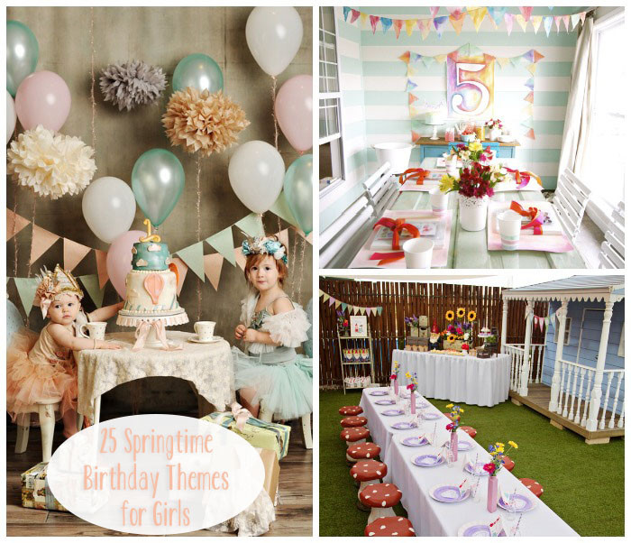 Little Girl First Birthday Party Ideas
 Little Lovables Lovely Springtime Birthday Party Themes