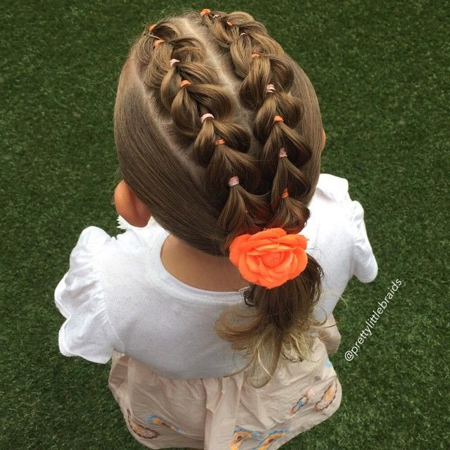 Little Girl Hairstyles With Rubber Bands
 131 best Hairstyles using rubber band s images on