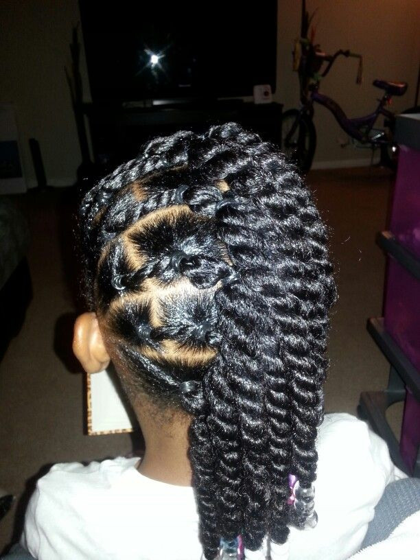 Little Girl Hairstyles With Rubber Bands
 30 best Box Braids images on Pinterest