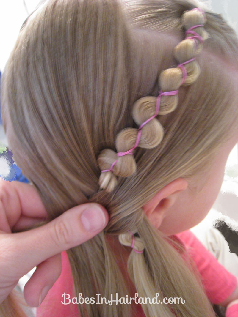 Little Girl Hairstyles With Rubber Bands
 Rubber Band Wraps & Flipped Braids Babes In Hairland