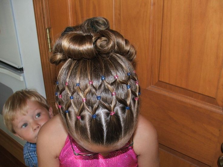 Little Girl Hairstyles With Rubber Bands
 125 best images about Hairstyles using rubber band s on
