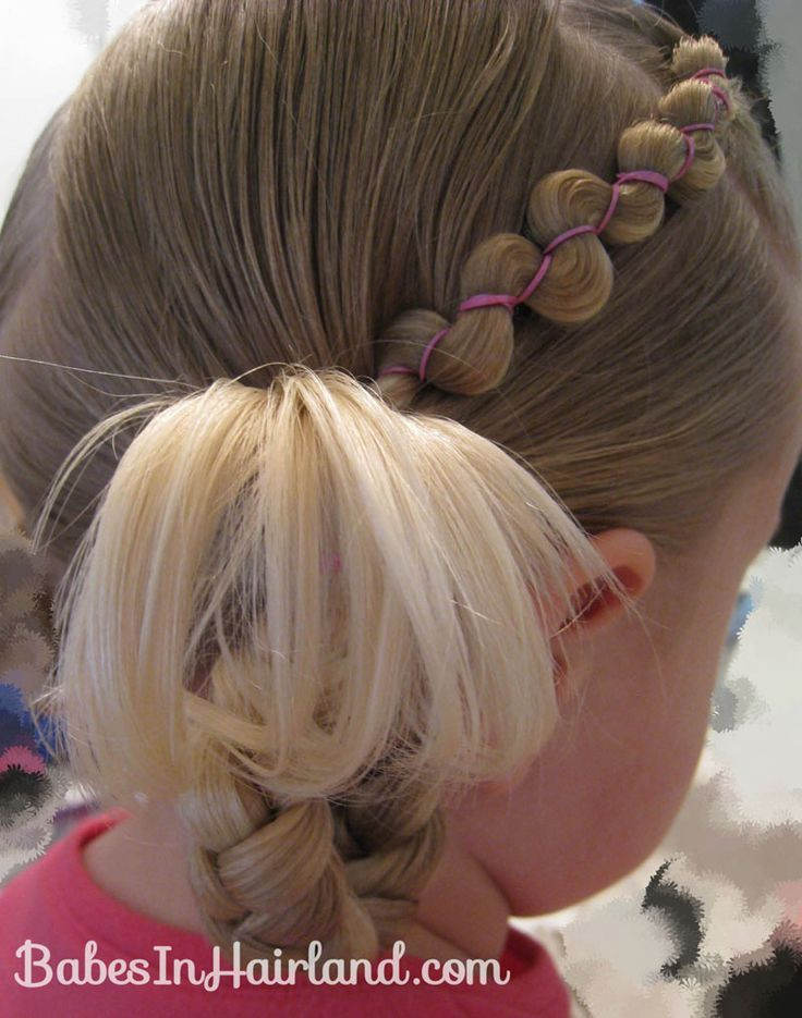 Little Girl Hairstyles With Rubber Bands
 Rubber Band Wraps & Flipped Braids Cute Baby Hair Styles