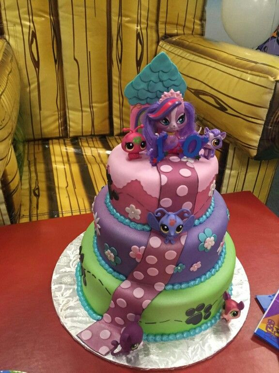 Littlest Pet Shop Birthday Cake
 Littlest pet shop cake Cakes