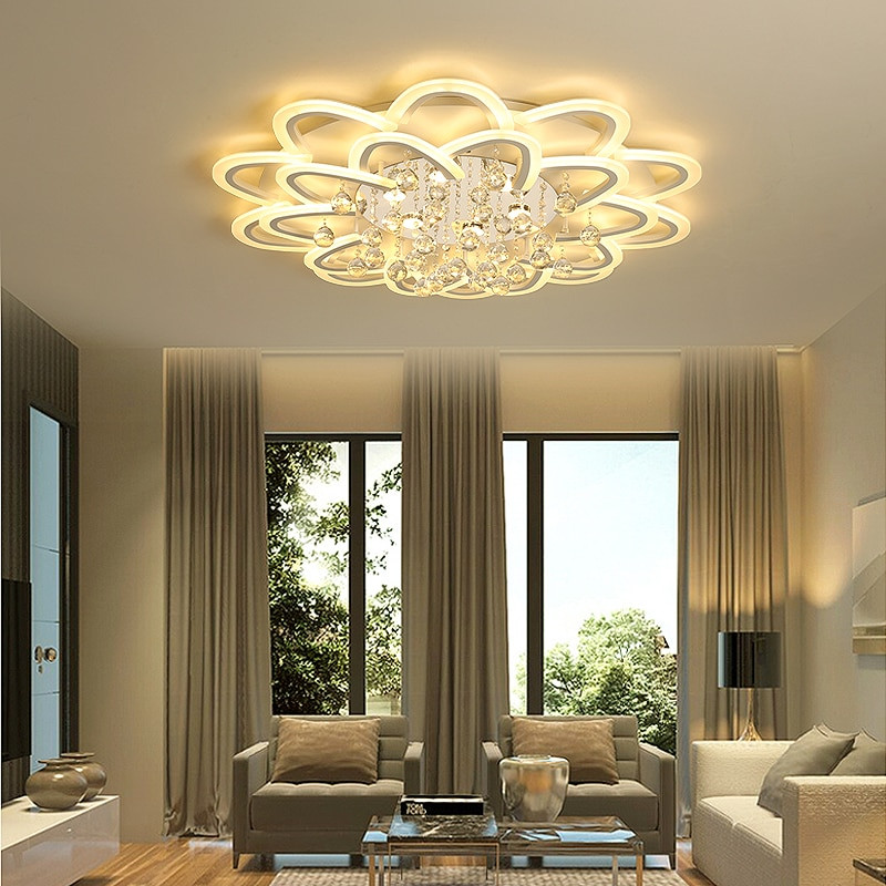 Living Room Ceiling Lamps
 Led crystal ceiling lamp For Living room Bedroom Kitchen