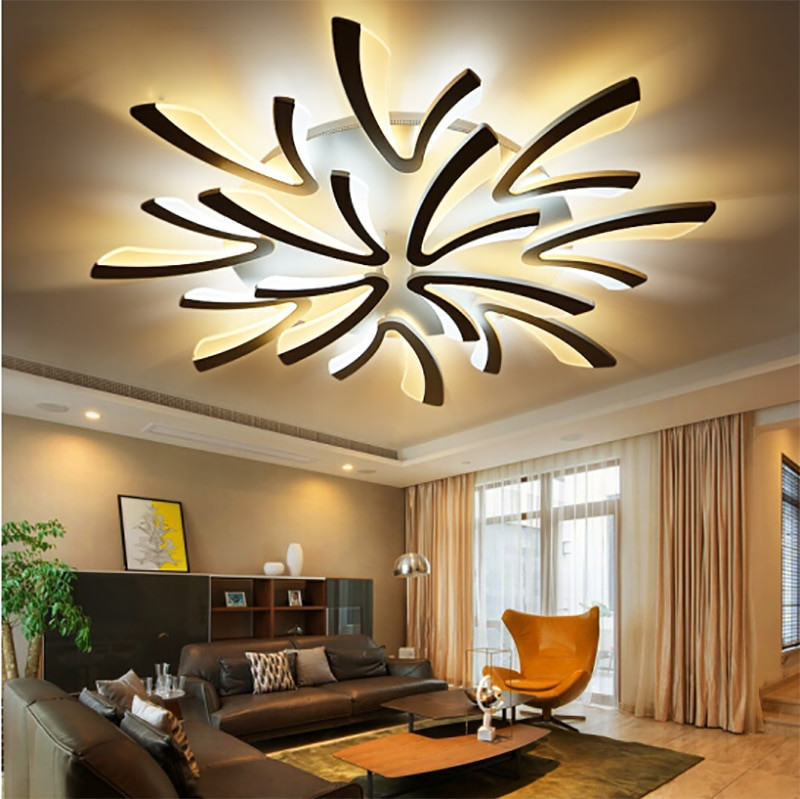 Living Room Ceiling Lamps
 Acrylic thick Modern led ceiling lights for living room