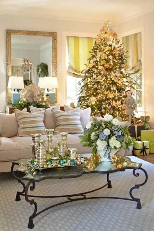 Living Room Decorations For Christmas
 55 Dreamy Christmas Living Room Décor Ideas DigsDigs