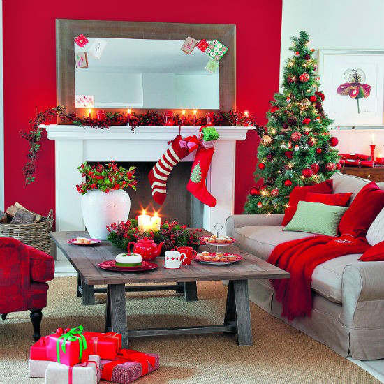 Living Room Decorations For Christmas
 33 Best Christmas Country Living Room Decorating Ideas