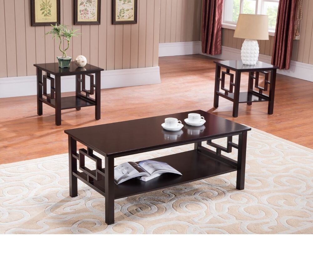 Living Room End Table
 Coffee Table Set Living Room Furniture End Contemporary