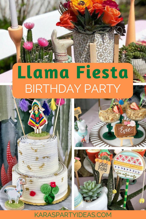 Llama Birthday Party Ideas
 Kara s Party Ideas Llama Fiesta Birthday Party