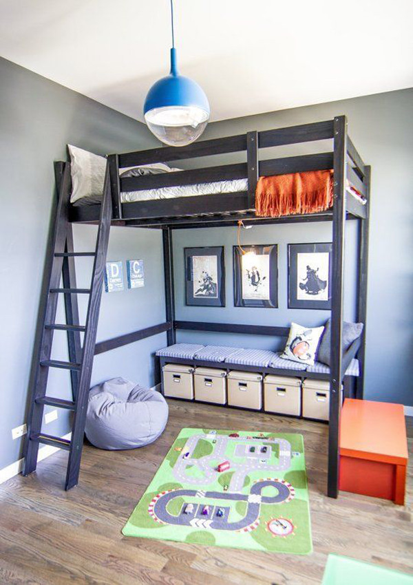 Loft Bedroom Ideas For Kids
 20 Awesome Loft Beds for Small Rooms