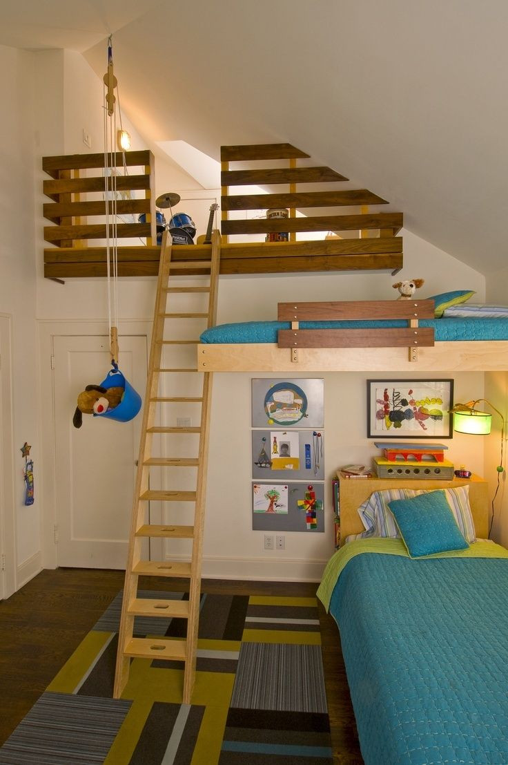 Loft Bedroom Ideas For Kids
 256 best Loft beds images on Pinterest