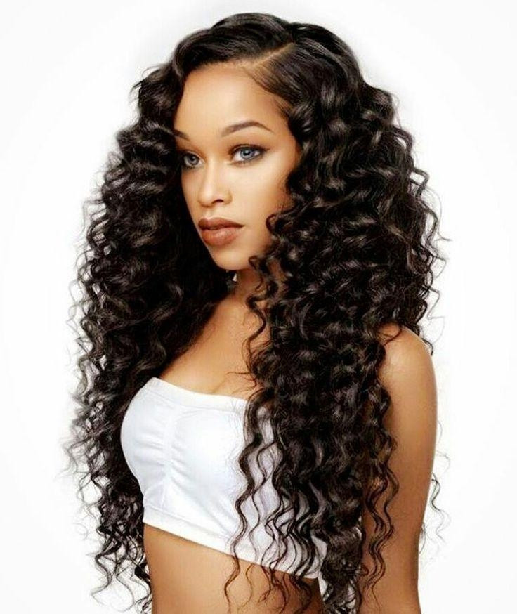 Long Curly Hairstyles For Black Women
 15 Collection of Curly Long Hairstyles For Black Women