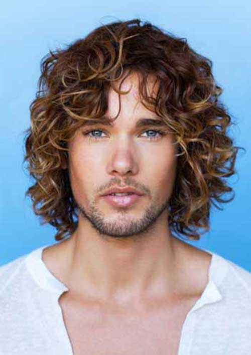 Long Curly Hairstyles Male
 20 Guys with Long Curly Hair