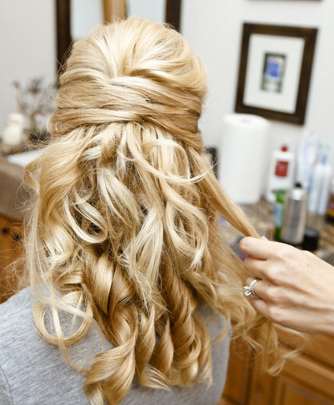 Long Hair Bridesmaid Hairstyles
 Top Wedding Hair & Makeup Ideas From Pinterest