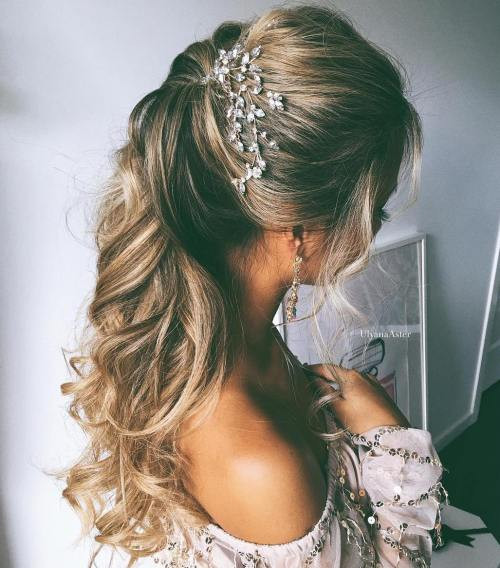Long Hair Bridesmaid Hairstyles
 Half Up Half Down Wedding Hairstyles – 50 Stylish Ideas