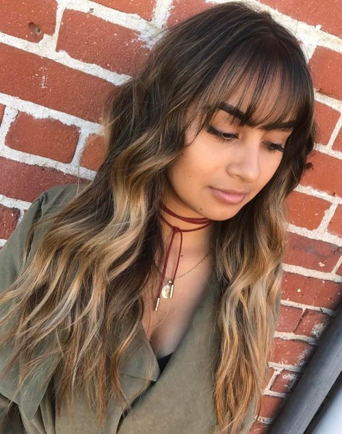 Long Layered Hairstyle With Side Bangs
 50 Cute Long Layered Haircuts with Bangs 2017
