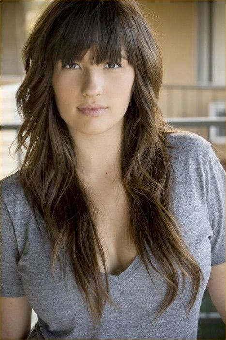 Long Layered Hairstyle With Side Bangs
 12 Pretty Long Layered Hairstyles With Bangs Pretty Designs